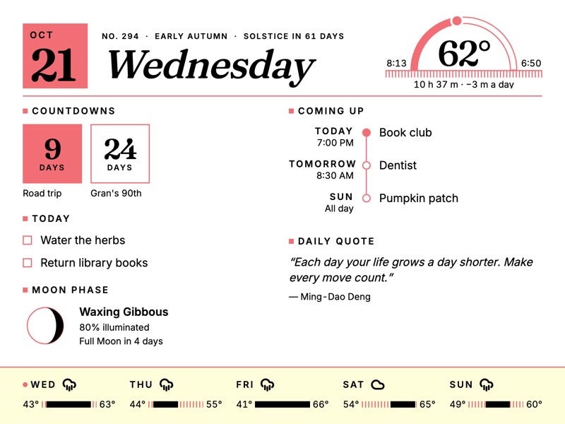 Letterpress frame theme
